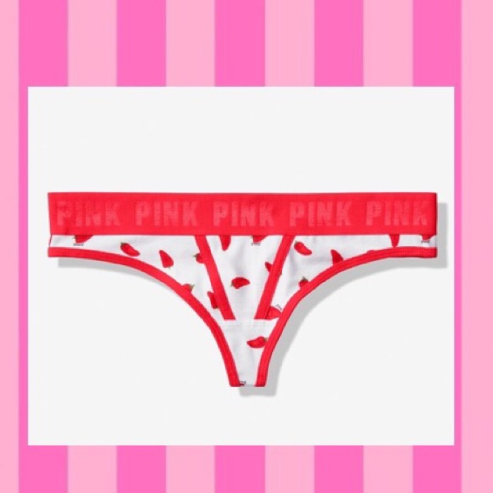 🌶 Victoria’s Secret Pink Logo Thong